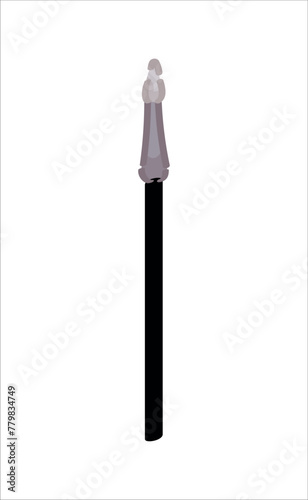 Nail drill bit on white bac...