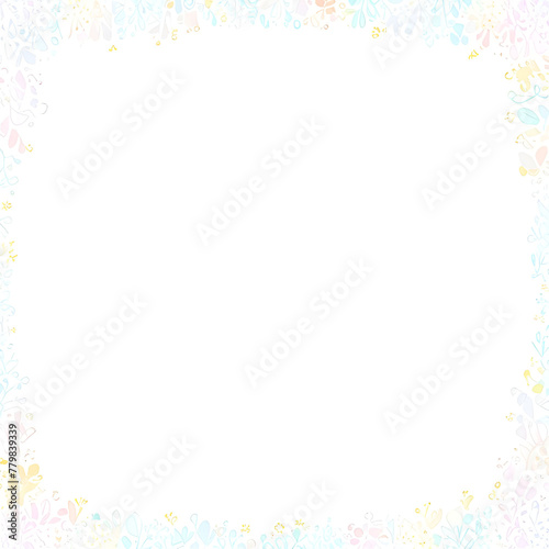 Empty_background_2D_illustration_white_background_simple.Generative AI