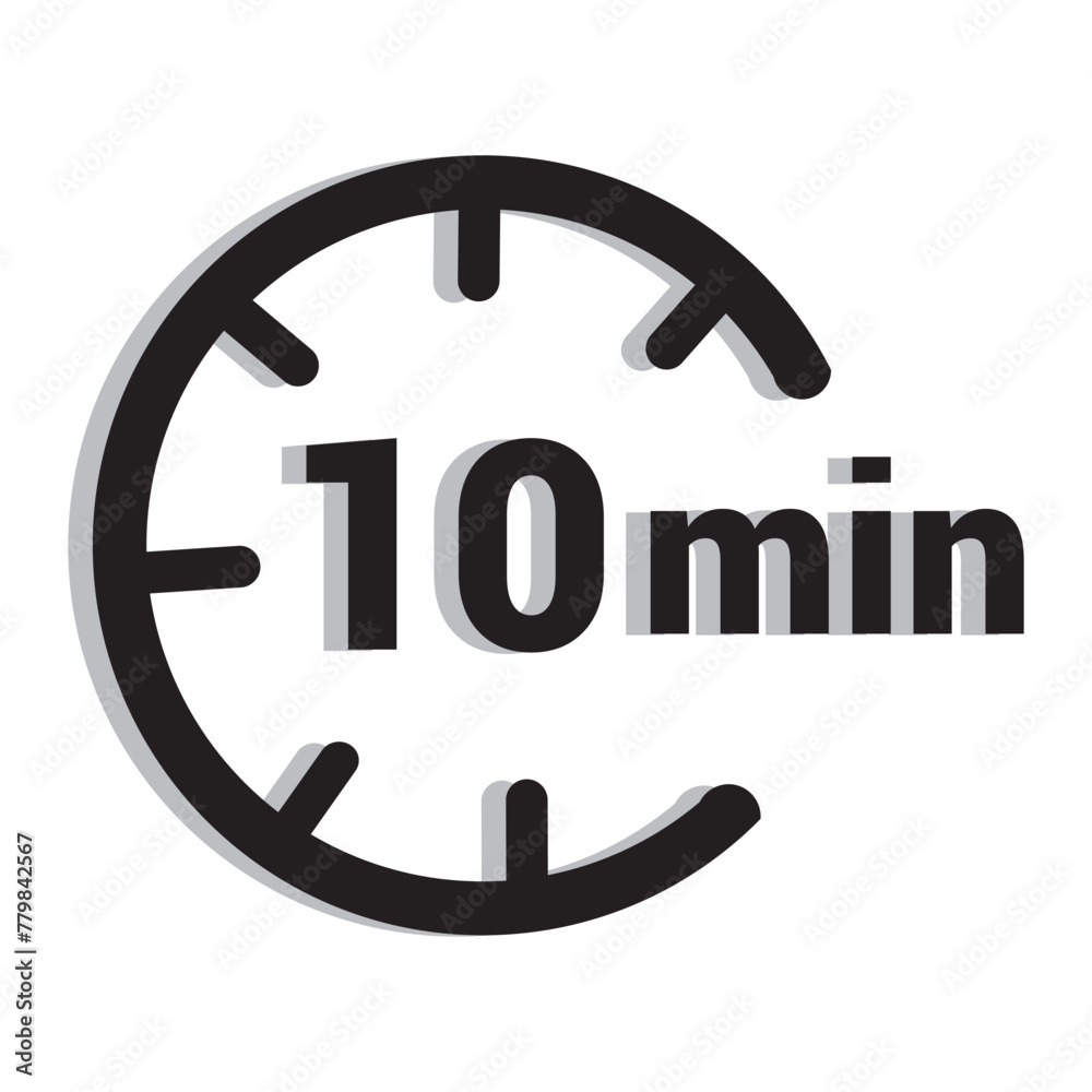 symbol work time, delivery and service time, isolated green on white , Vector illustrationeps10 symbol work time, delivery and service time, isolated green on white , Vector illustrationeps10