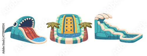 Inflatable Castle Slides with Pools, Creating A Dynamic Play Space For Kids With Bouncing, Sliding, And Endless Fun