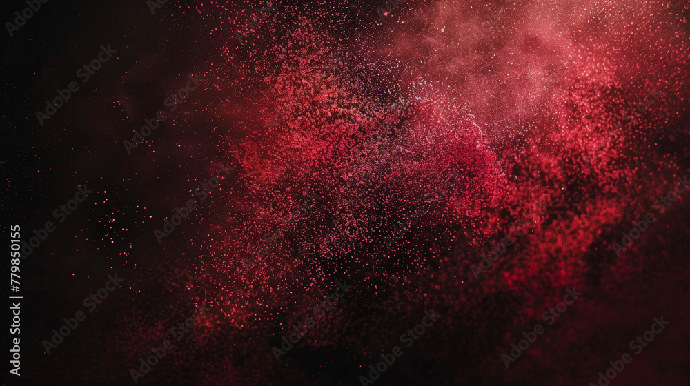 Fototapeta premium red abstract background, dark black background