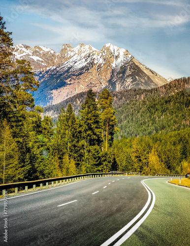 Towards the Alps:
Between Woods and Mountains