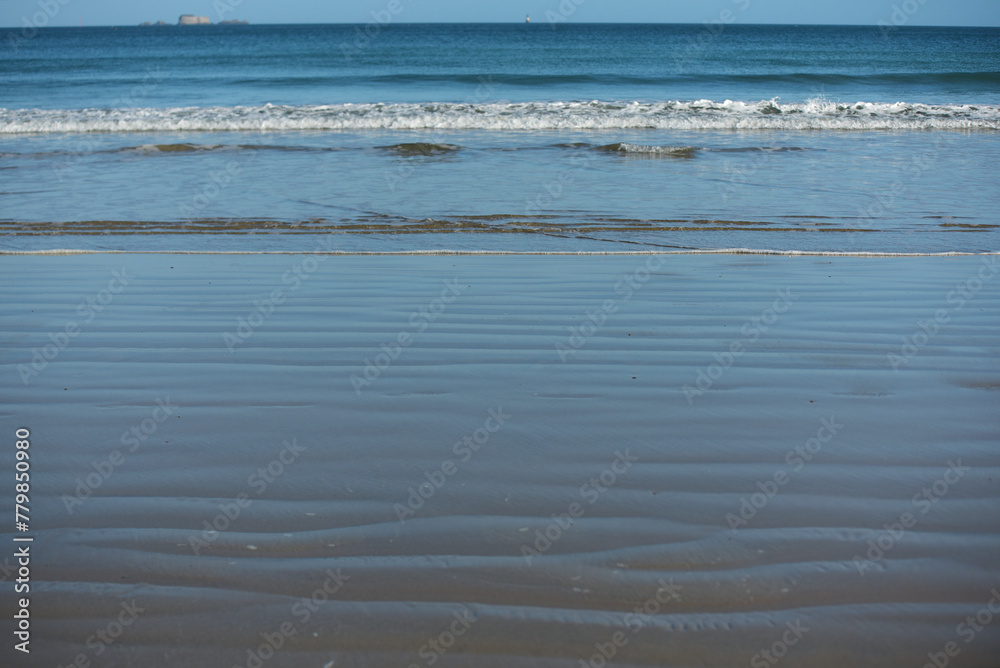 Saint-Malo - plage à marée basse Saint-Malo - plage à marée basse