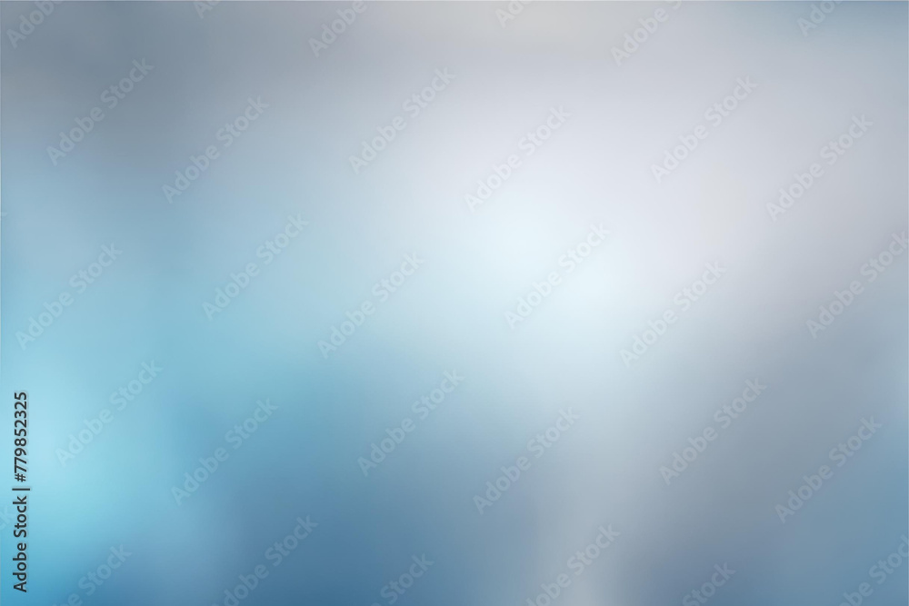 Abstract gradient smooth Blurred Silver Blue background image - obrazy, fototapety, plakaty 