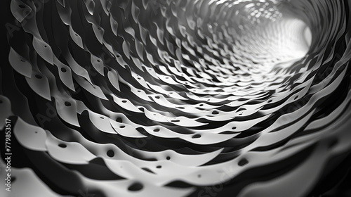 Flowing Forms: Kinetic Geometric Art in Motion