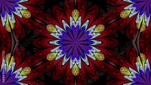 Loop kaleidoskop Animation fractal abstract vj loop music background