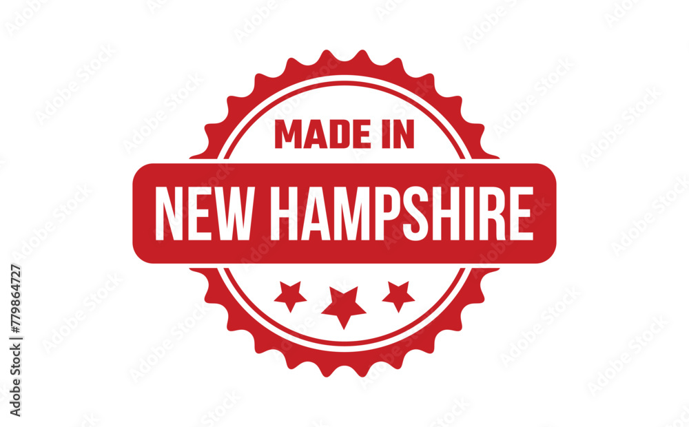 Made In New Hampshire Rubber Stamp Made In New Hampshire Rubber Stamp