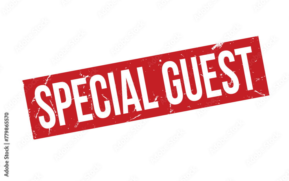 Fototapeta premium Special Guest Rubber Stamp Seal Vector