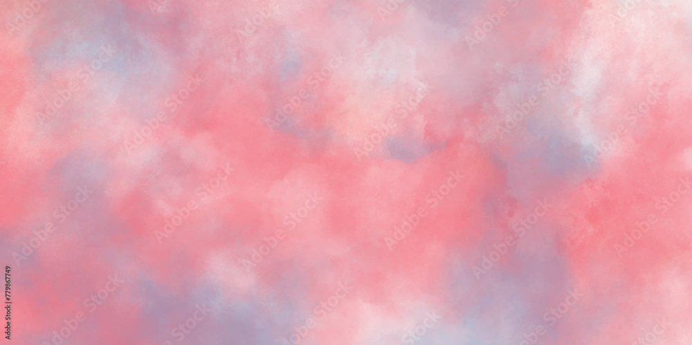 Pink metallic background with shine texture. abstract watercolor background. pink and yellow shades grunge watercolor background. abstract pastel colors of the background for text input.