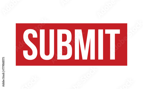 Submit Rubber Stamp Seal Vector