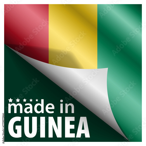 Made in Guinea graphic and label.