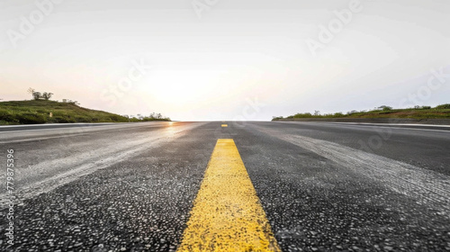  Road on white background 