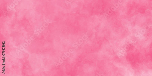 Pink water color paint wall Background. Soft pink grunge background frame. Watercolor abstract painting with pastel colors. dust oil stain texture. hand painted pink watercolor background.