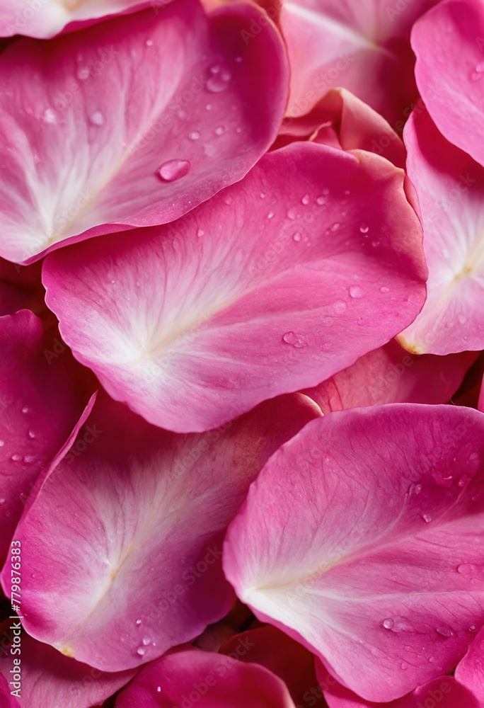 Rose petals background