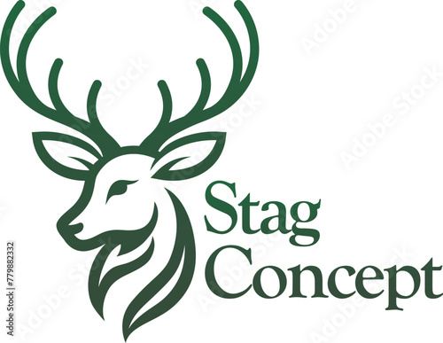 A deer stag buck dear anima...