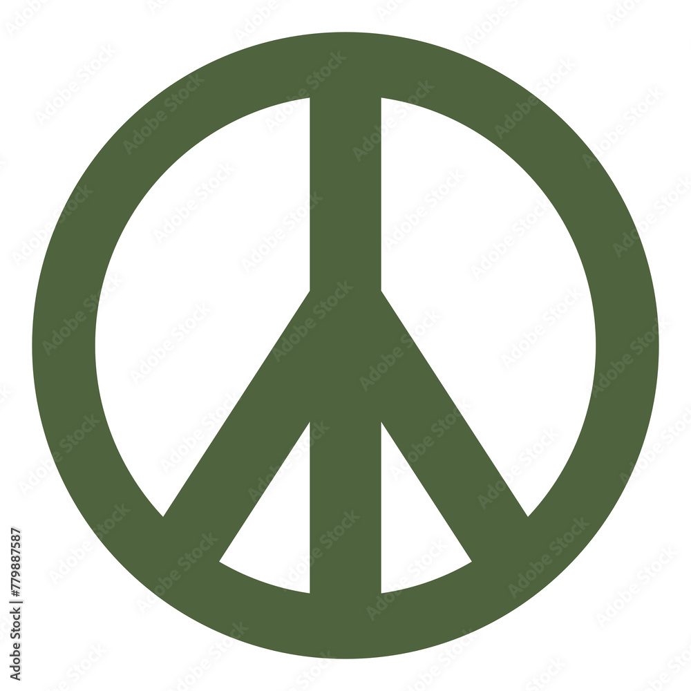 Green Peace Sign Green Peace Sign