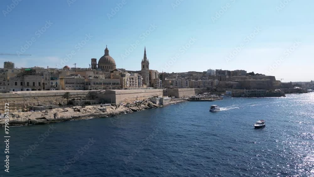Beautiful Valletta on the island of Malta, HDR aerial shots Beautiful Valletta on the island of Malta, HDR aerial shots
