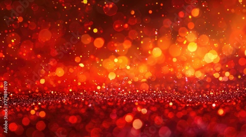 A fiery red glitter background, reminiscent of a blazing fire. photo