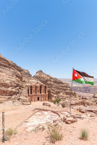 Petra, Jordan - A view of the Monastery, Petra, Jordan