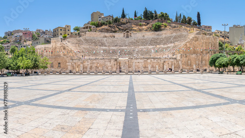 Amman, Jordan - The theatre was built in the 2nd century AD during the reign of Antoninus Pius (AD 138–61).