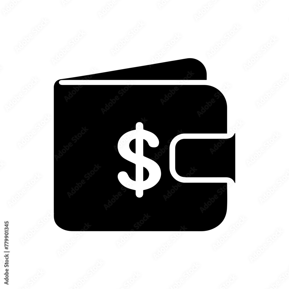 Money Wallet Icon Flat design Money Wallet Icon Flat design