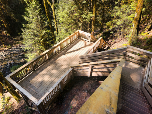 Concept Design of Bridge and Stairs at The Benson Creek Falls Regional Park, Nanaimo, British Colombia, Canada