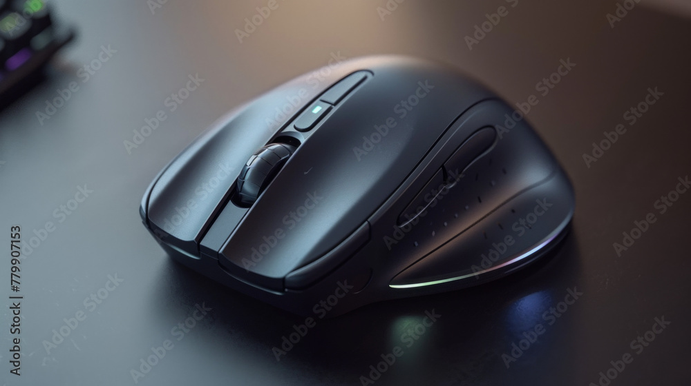 A compact and portable wireless mouse with ergonomic design and adjustable sensitivity A compact and portable wireless mouse with ergonomic design and adjustable sensitivity