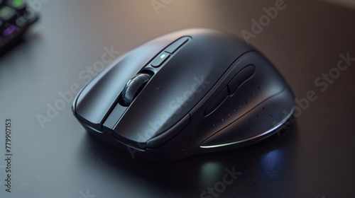 A compact and portable wireless mouse with ergonomic design and adjustable sensitivity