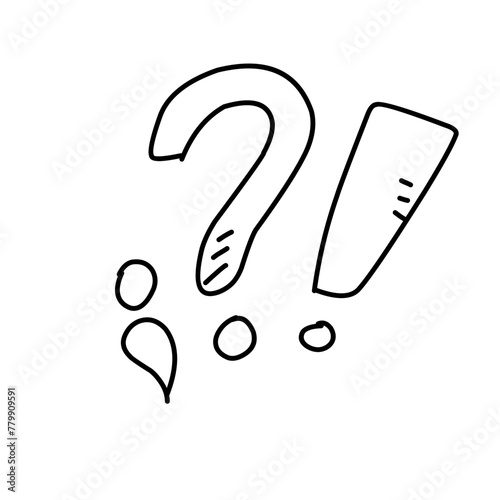 Puzzle and riddles ouline Vector