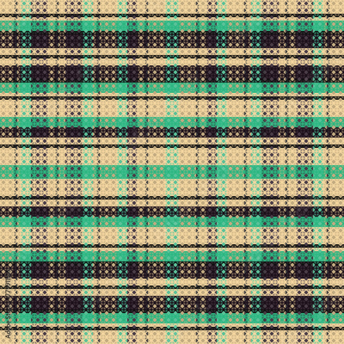 Tartan plaid pattern with texture.