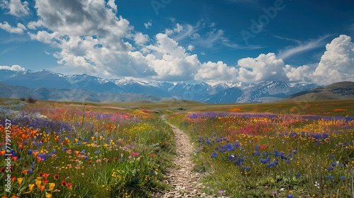 field of wildflowers