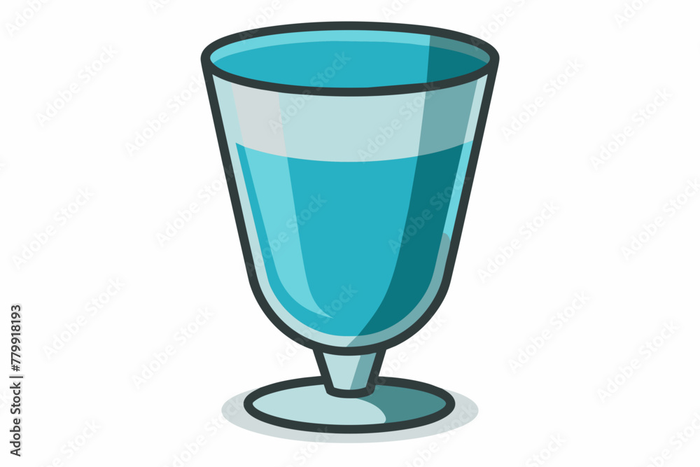 Glass vector design with white background. Glass vector design with white background.