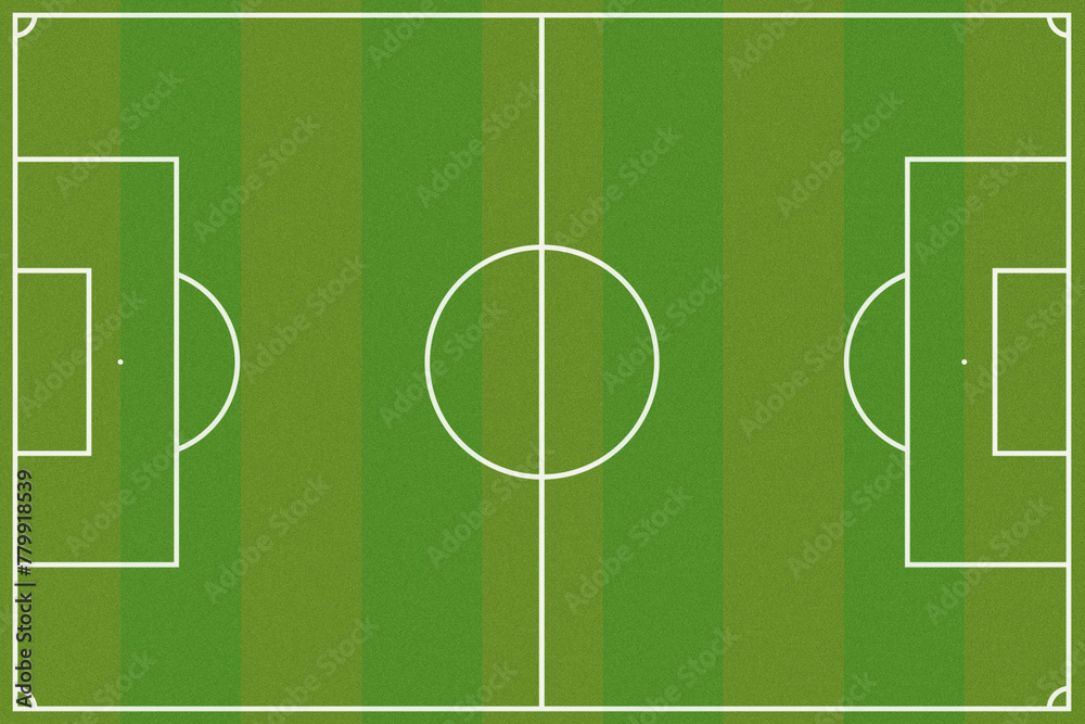 Artistic soccer field illustration with texture Artistic soccer field illustration with texture