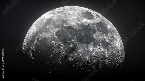 The Moon is an astronomical body that orbits planet Earth, being Earth's only permanent natural satellite