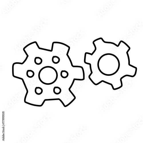 Hand drawn Puzzle and riddles outline