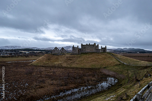 ruins of Ruthven Barracks, Kingussie, scotland