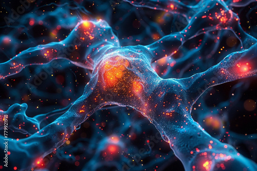 A holistic view of neural networks, illustration of neural networks, and new technologies.