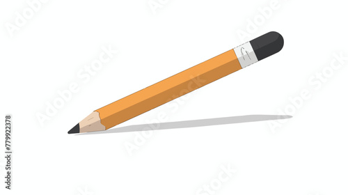 Pencil icon vector design flat vector isolated on white