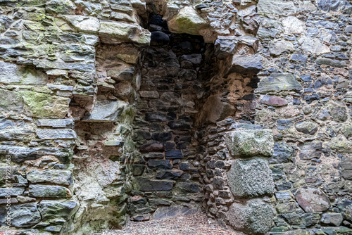 ruins of Ruthven Barracks, Kingussie, scotland photo