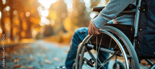 a person in a wheelchair photo