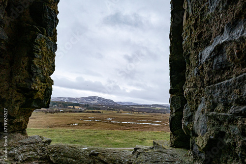 ruins of Ruthven Barracks, Kingussie, scotland © Jericho