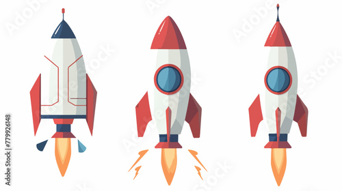 Rocket Vector illustration on a transparent background