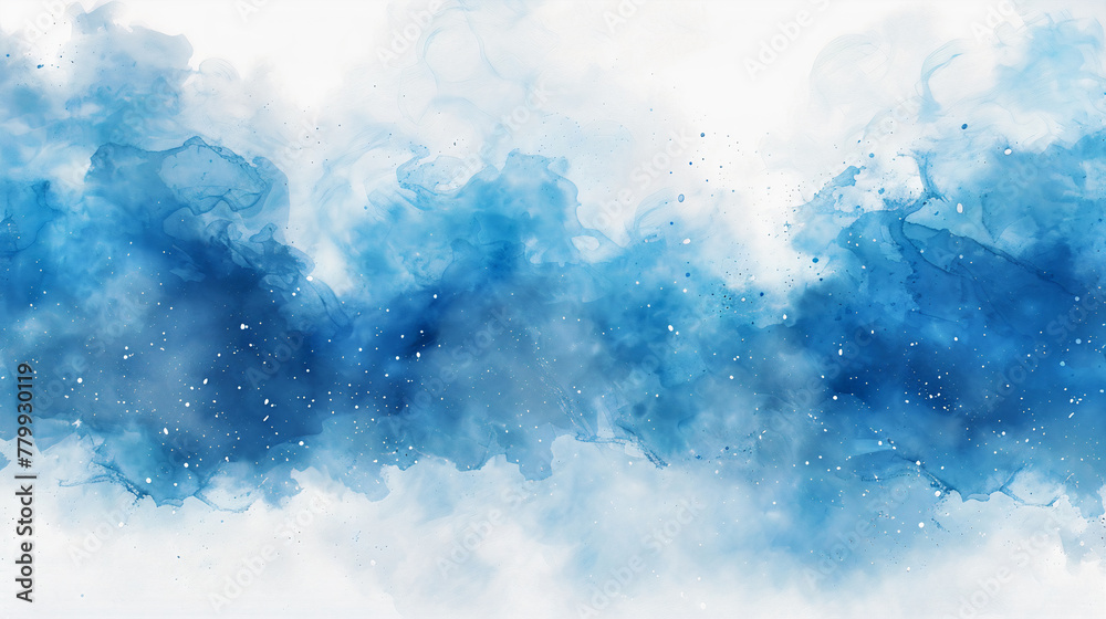 Abstract watercolor stain, design element. Generative AI Abstract watercolor stain, design element. Generative AI