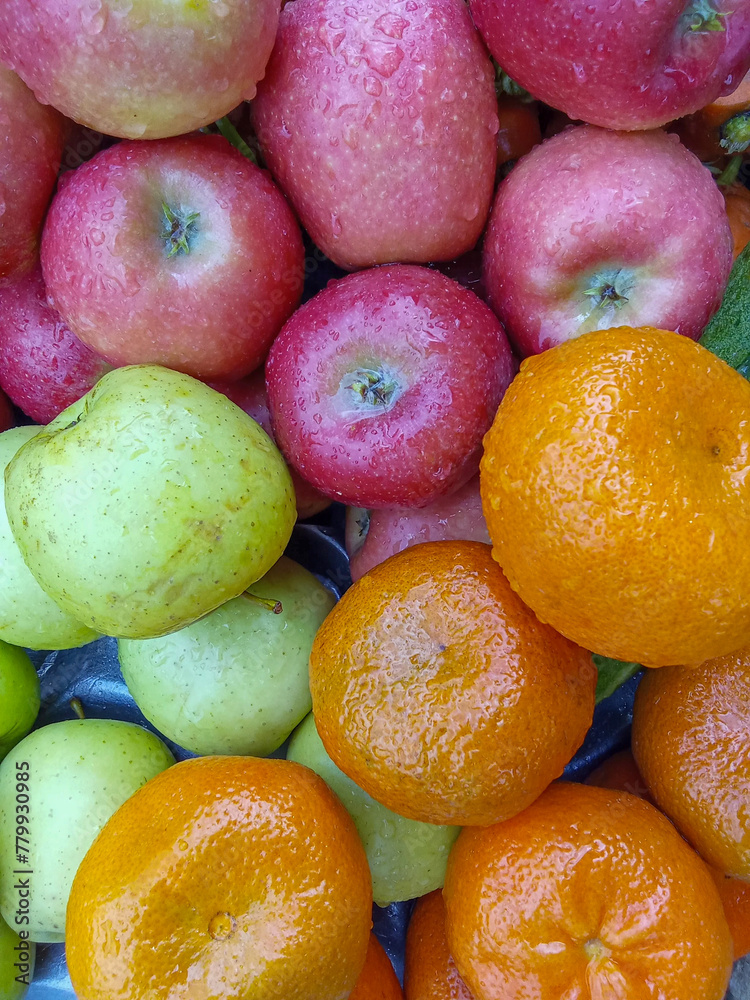 Fresh Dewy Fruits on Offer in Benin City Market, Nigeria