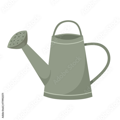 Garden watering can for watering. Vector isolate in flat style. © EkaterinaGr