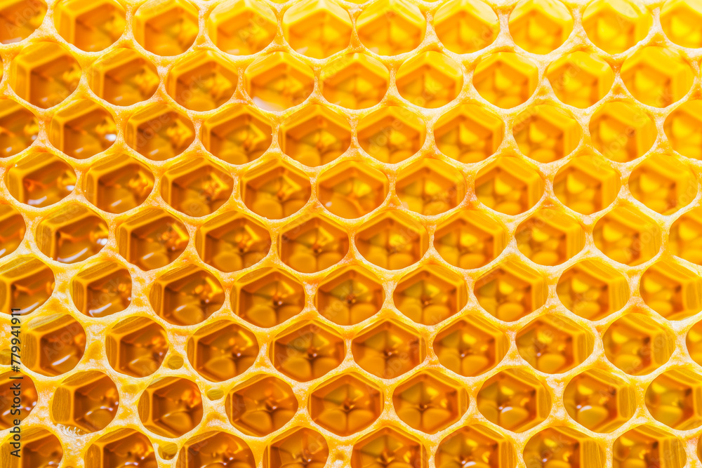 Background texture and pattern of honeycomb