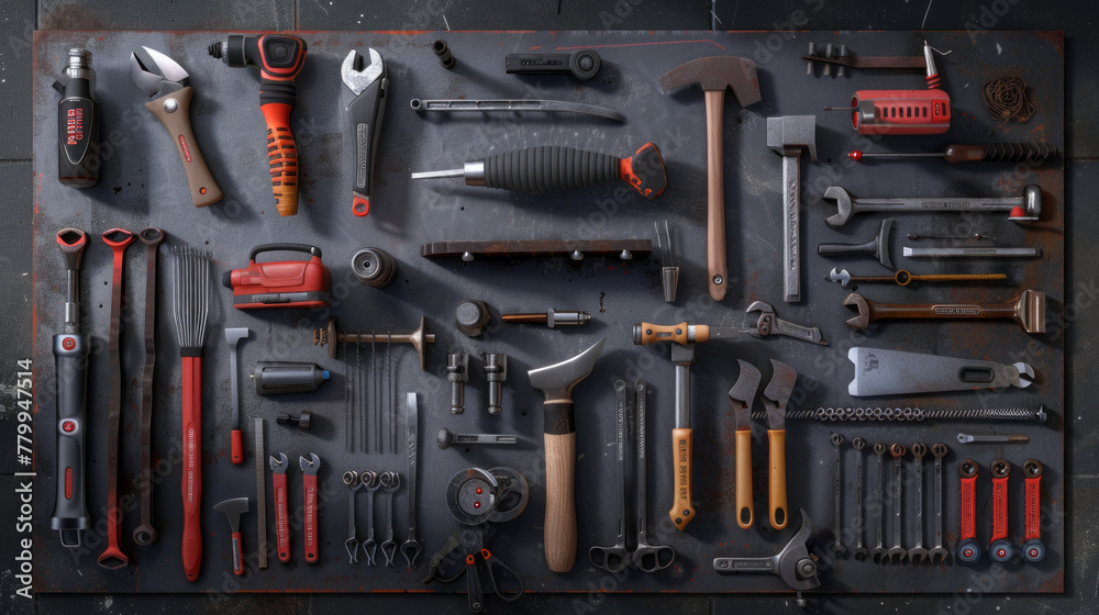 A versatile and durable hand tools set, perfect for various tasks in woodworking, metalworking, and automotive repair A versatile and durable hand tools set, perfect for various tasks in woodworking, metalworking, and automotive repair