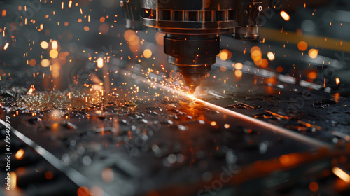 A versatile and efficient plasma cutter, suitable for cutting various materials, including metals, ceramics, and plastics, with high precision and speed photo