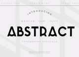 Modern minimal abstract alphabet fonts. Typography technology, movie, digital, sports, future, logo creative font. vector illustration