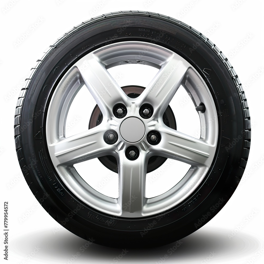 Car tire with alurim 